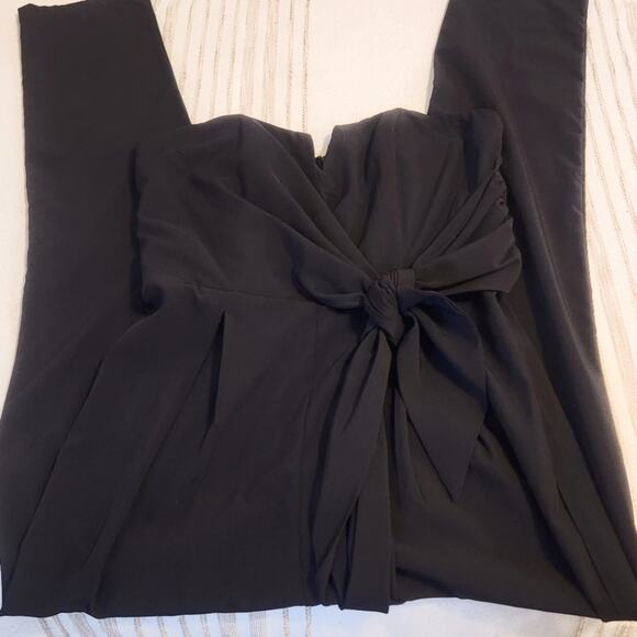 Mustard Seed Women's Black strapless jumpsuit size small - Picture 3 of 13